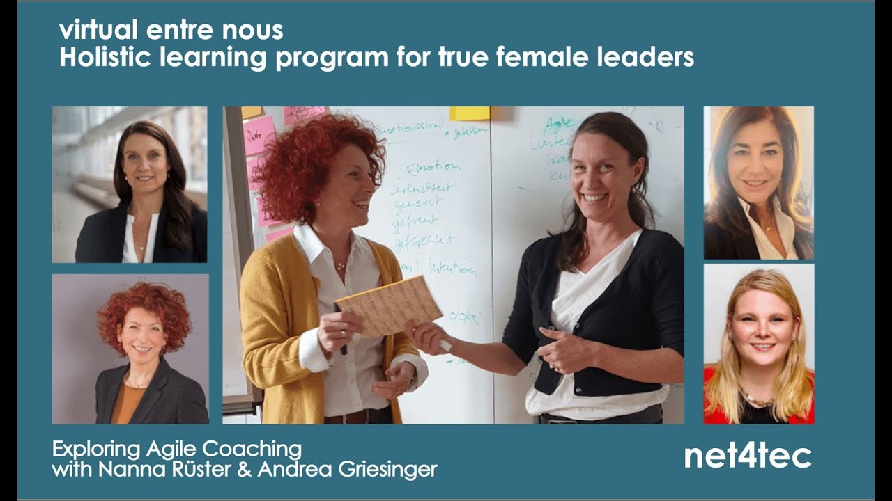 entre nous | exploring agile coaching | holistic training program for true female leaders | net4tec