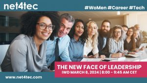 The New Face of Leadership: Inspire Inclusion event, March8 from 8-10AM CET. Digital. LinkedIn live