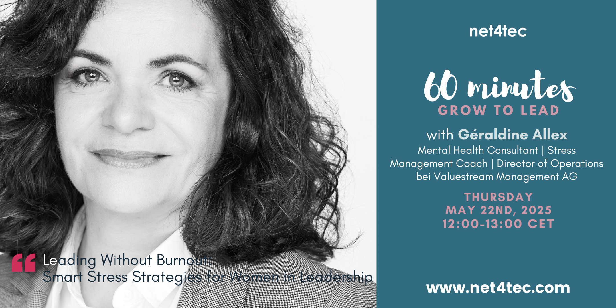 Leading Without Burnout Smart Stress Strategies for Women in Leadership | Géraldine Allex