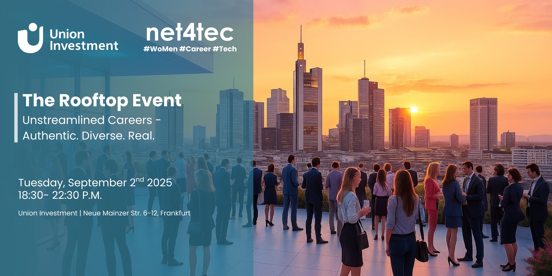 net4tec Rooftop Event in Frankfurt @ Union Investment | net4tec